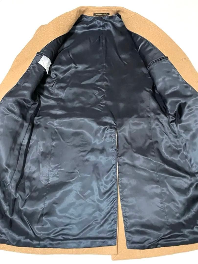 Lucchino◇イタリア製◇アルパカ100%高級生地使用メンズチェスターコート