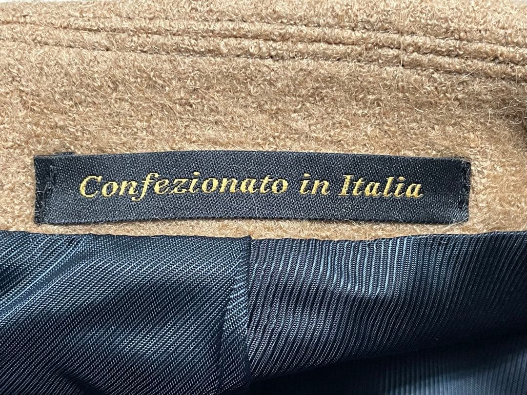 Lucchino◇イタリア製◇アルパカ100%高級生地使用メンズチェスターコート