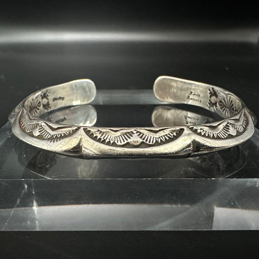 Navajo Kevin Ramone トライアングル バングル スタンプワーク