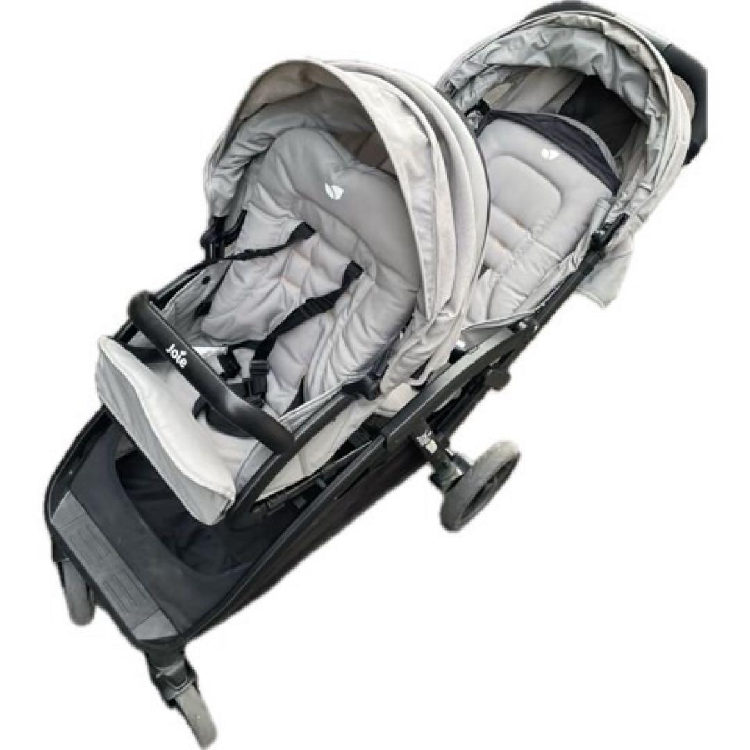 C*o様 Joieベビーカー/エヴァライトデュオ/二人乗/グレーフランネル/レイ