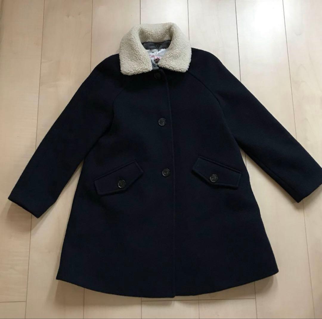 ボンポワン　10a コート　ネイビー