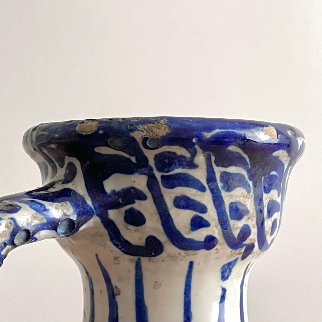 スペイン グラナダ陶器 ビネガーポット アンティーク ピッチャー 一輪挿し 花瓶