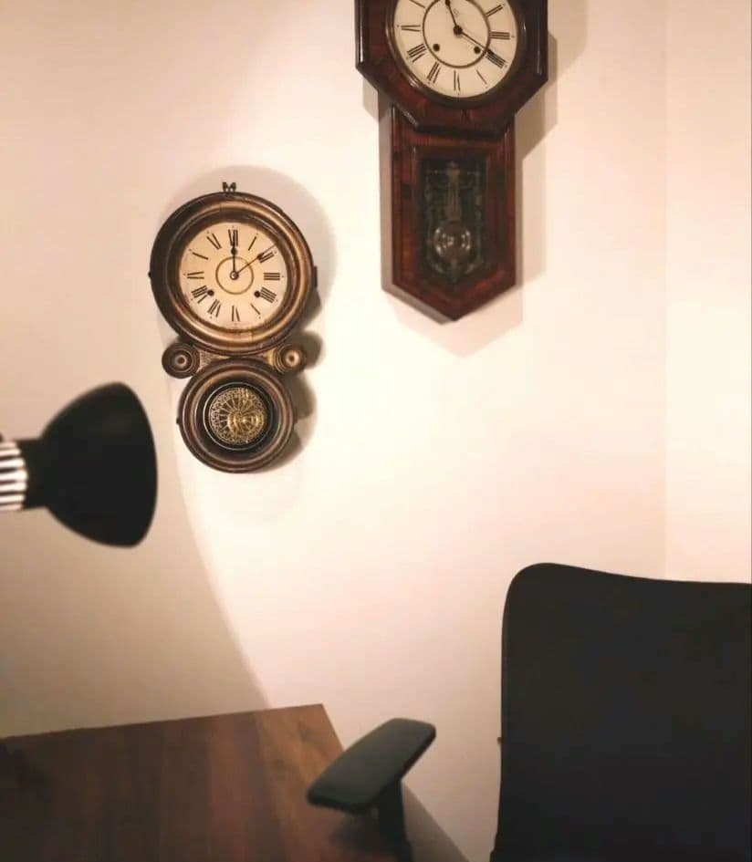 柱時計　だるま時計　石原工場製？　珍品　ゼンマイ　昭和レトロ　精工舎　ユンハンス