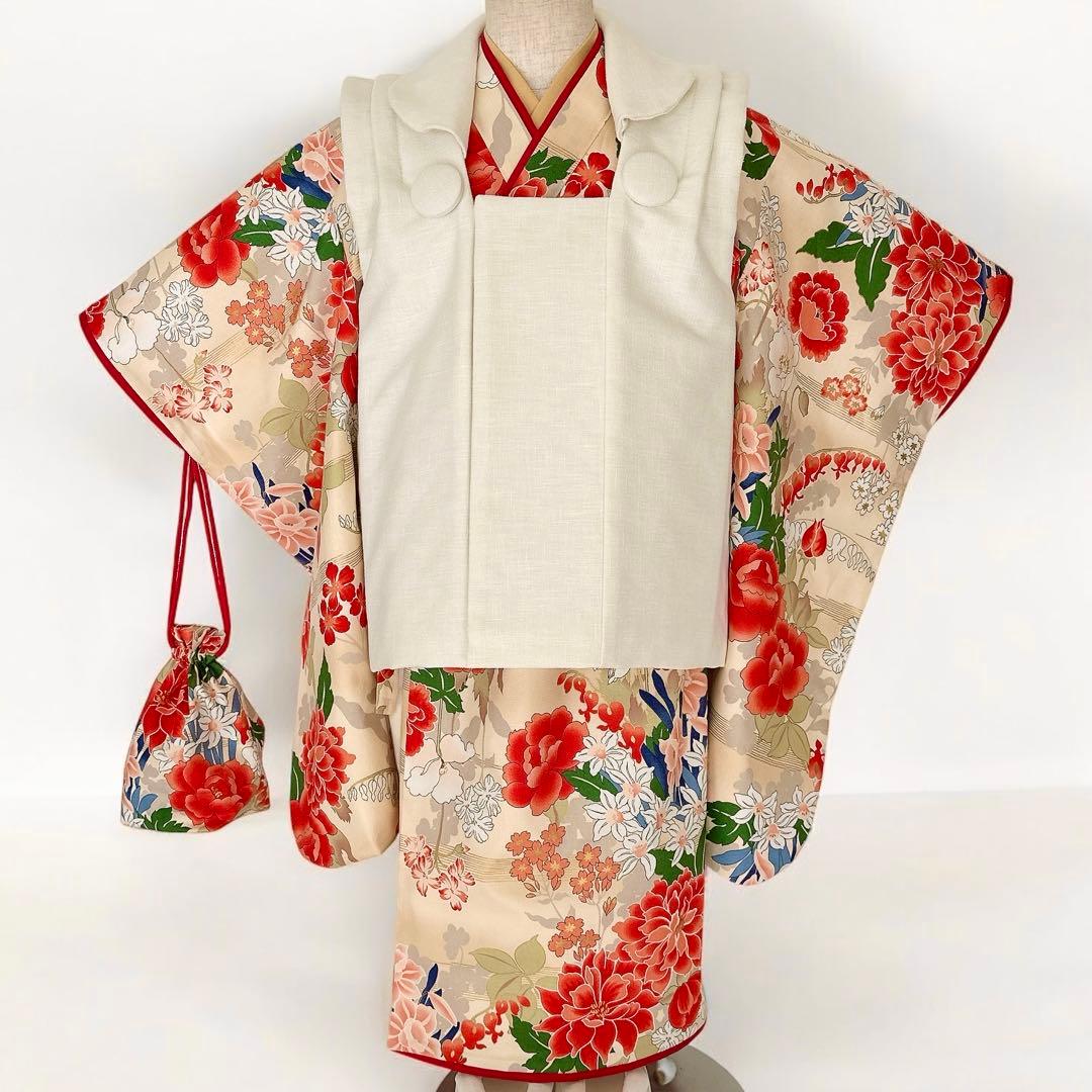 MIPPY★［単品］二部式着物ꕤハンドメイドꕤ七五三 3歳