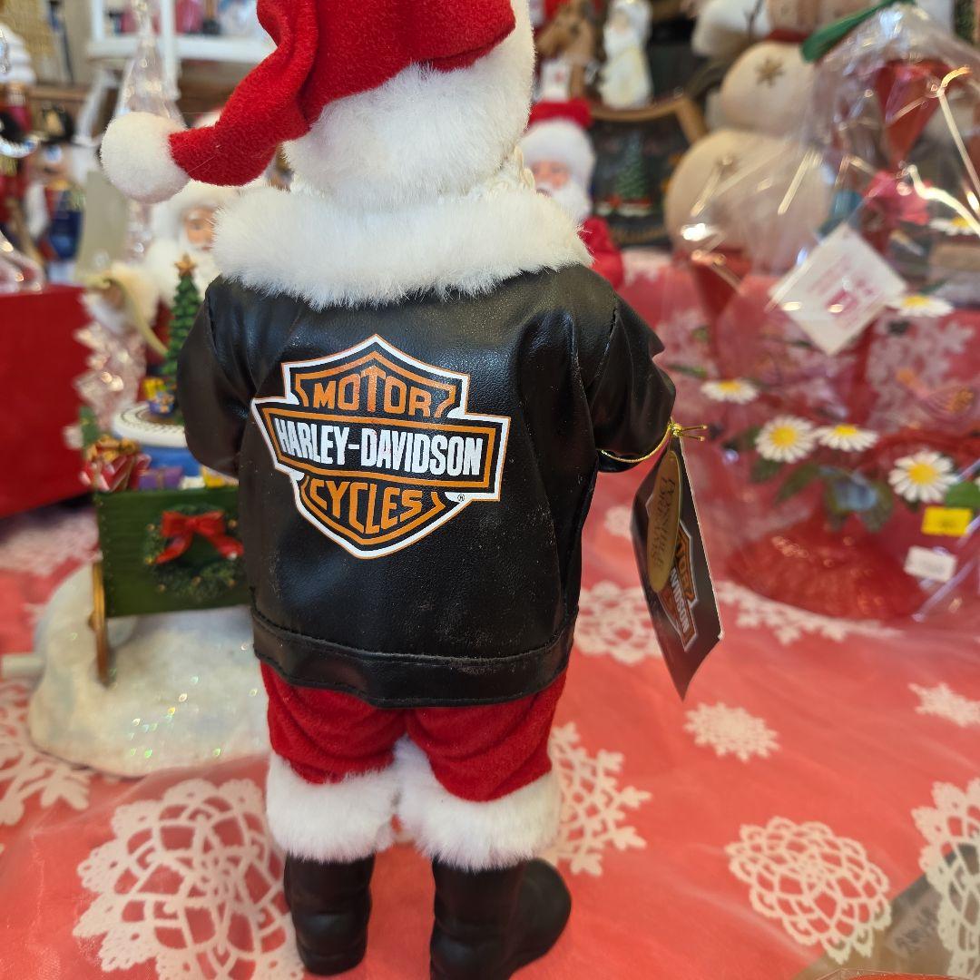 ハーレーダビッドソン サンタクロース 置物