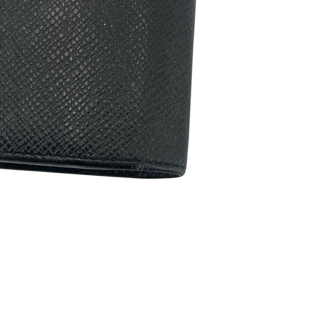 ルイヴィトン　長財布　タイガ　ポルトフォイユ・ブラザ　プラザ　レザー　ブラック