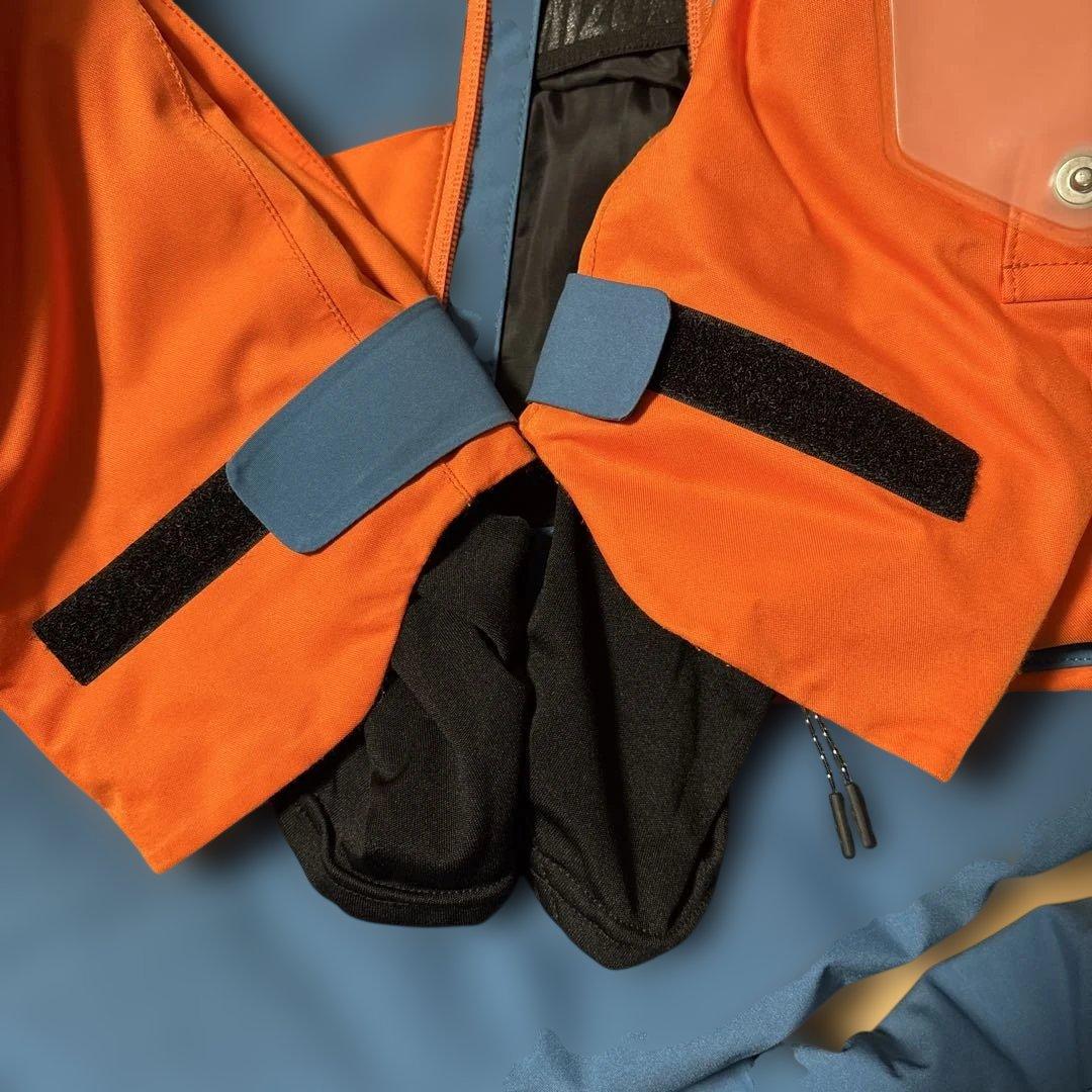 Mizuno スキーウェア 青/オレンジ　Sサイズ