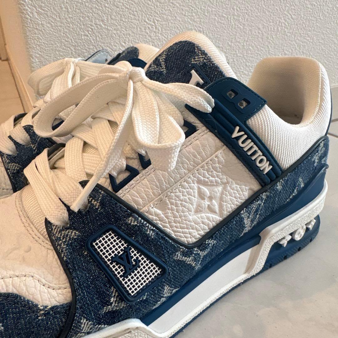 ルイ・ヴィトン　トレイナー・ライン スニーカー　デニム