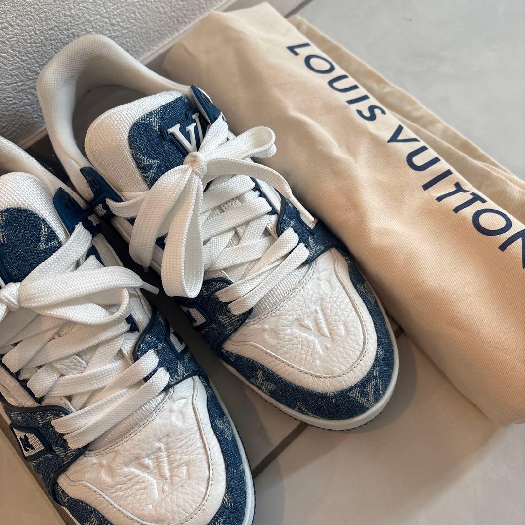 ルイ・ヴィトン　トレイナー・ライン スニーカー　デニム