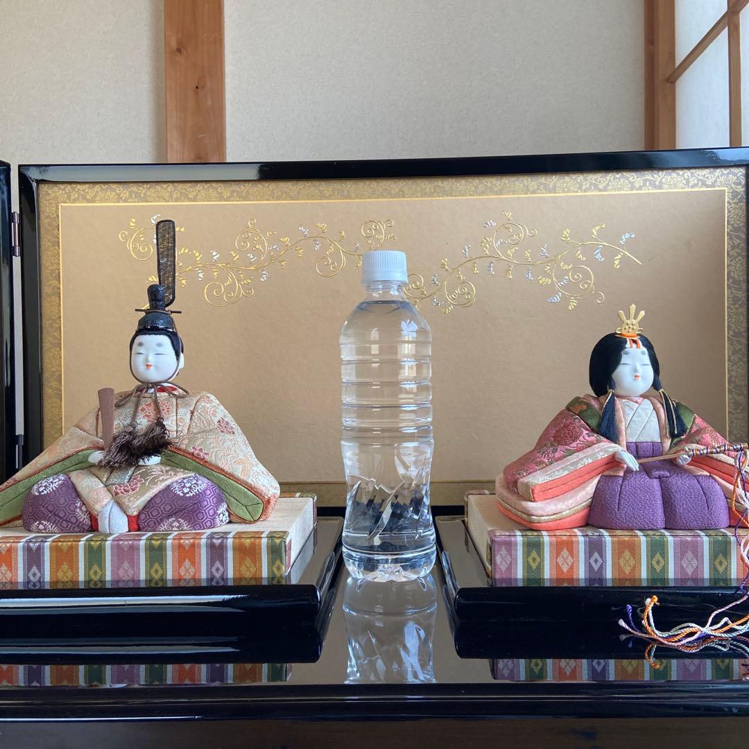 雛人形 木目込み人形 親王飾り 玉秀作 賀茂雛