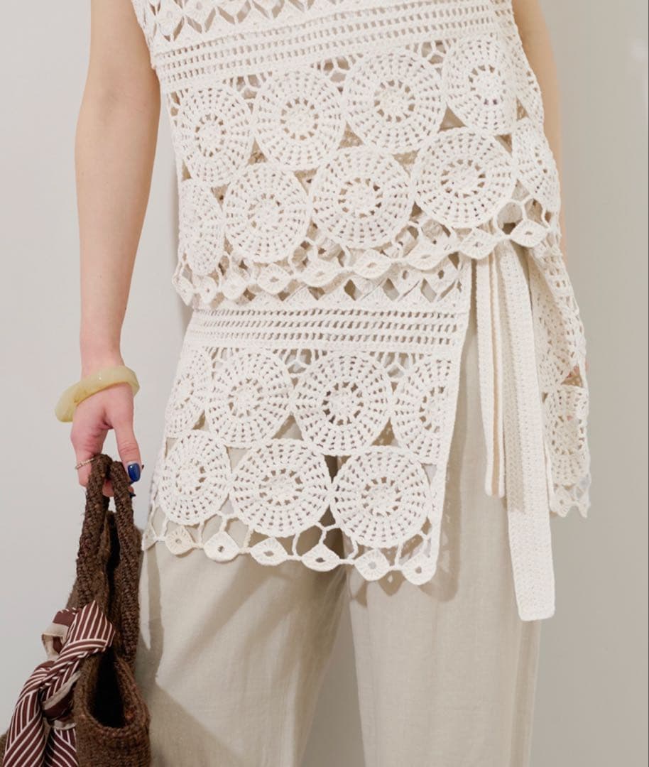 JOURNAL STANDARD relume クロシェ レース ラップスカート