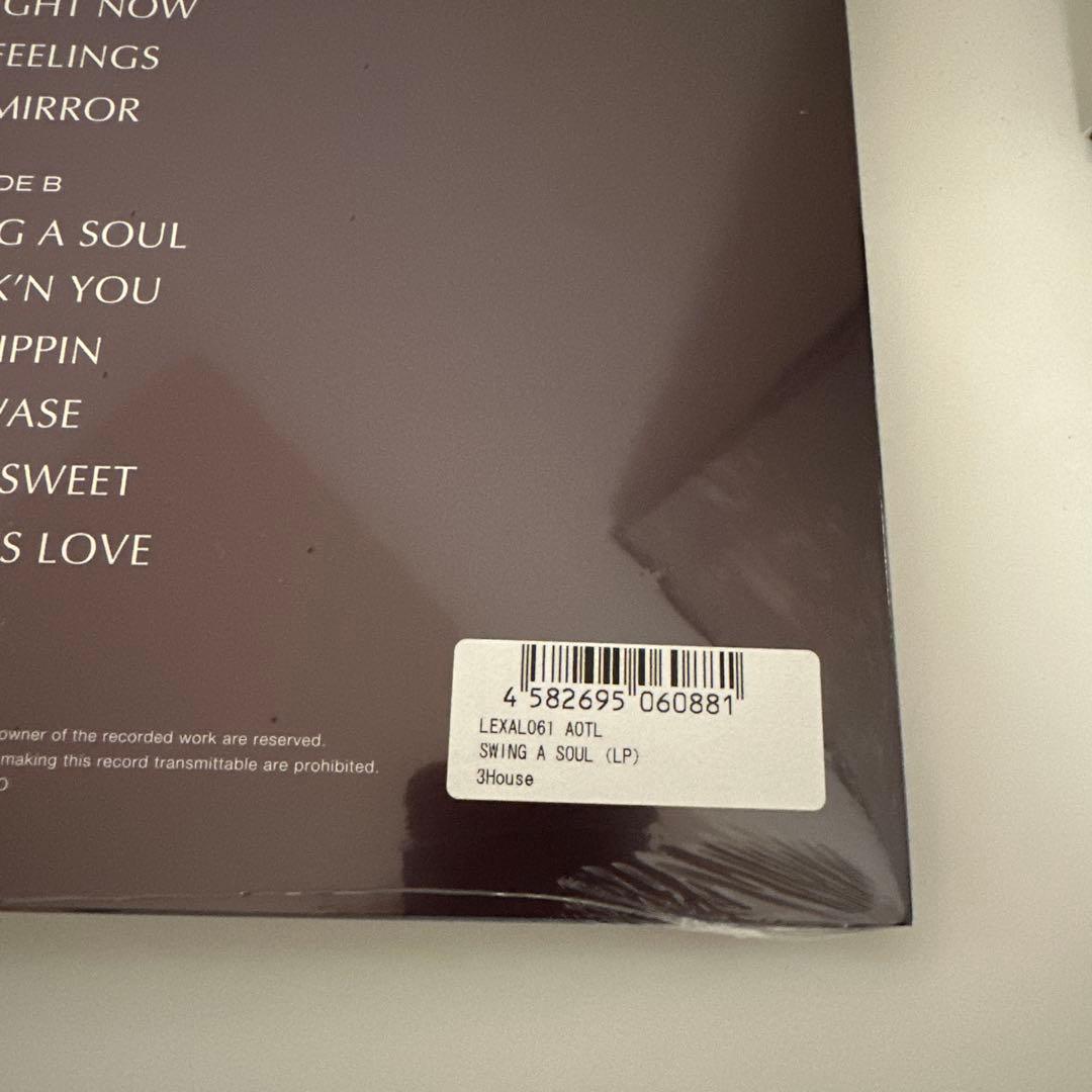 3House SWING A SOULバイナル