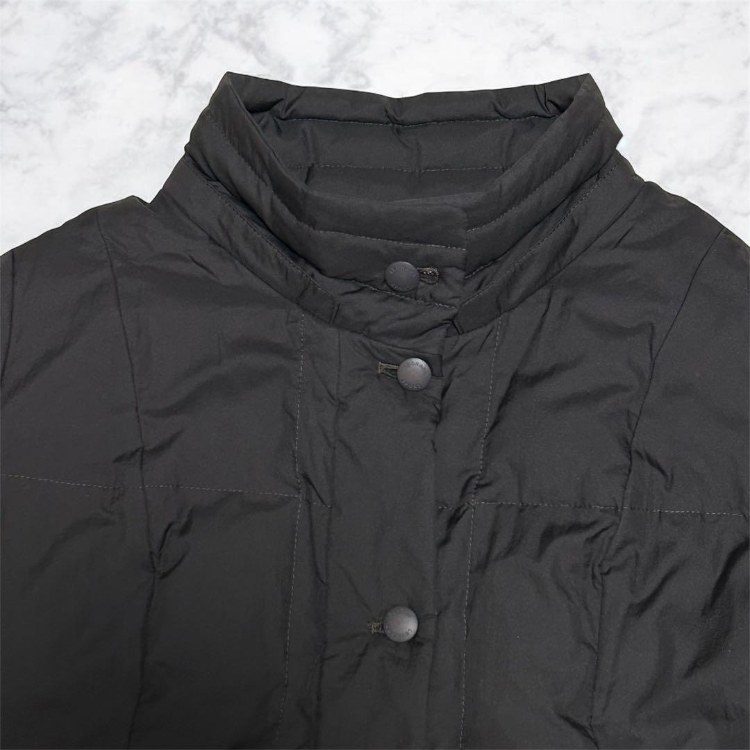 LEONARD SPORT 薄手ダウンコート 黒 42 シンプルデザイン