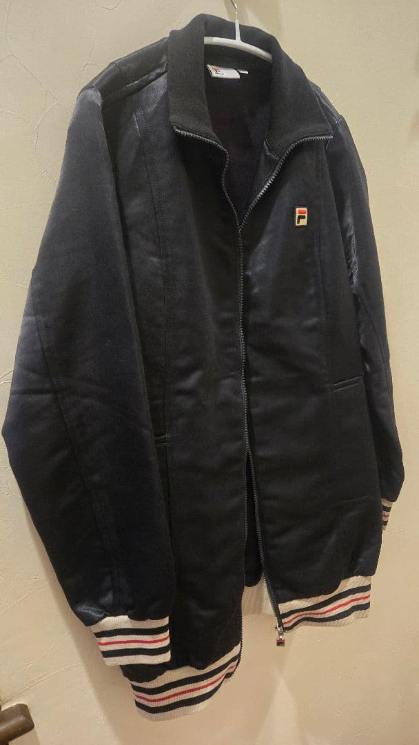FILA フィラ トラックジャケット ブルゾン ネイビー 、Mサイズ、レディース