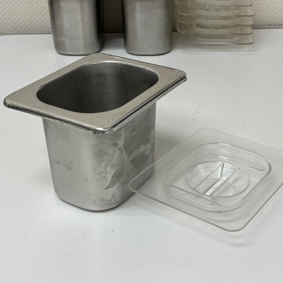 ステンレス　ホテルパン1/12　蓋付　コイヌ印　10個　在庫あります