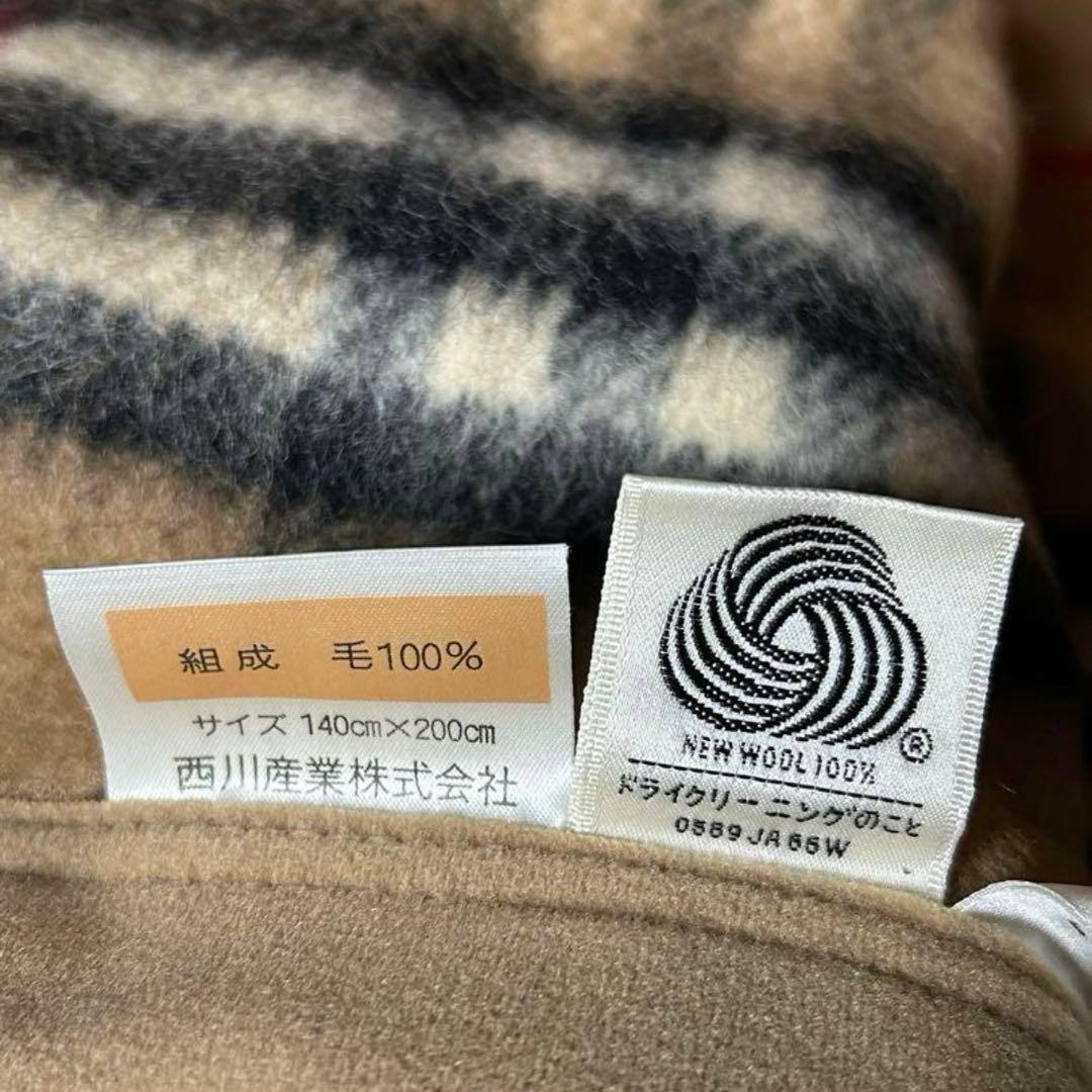BURBERRY バーバリー毛布 ウール100% ブランド毛布 ノバチェック