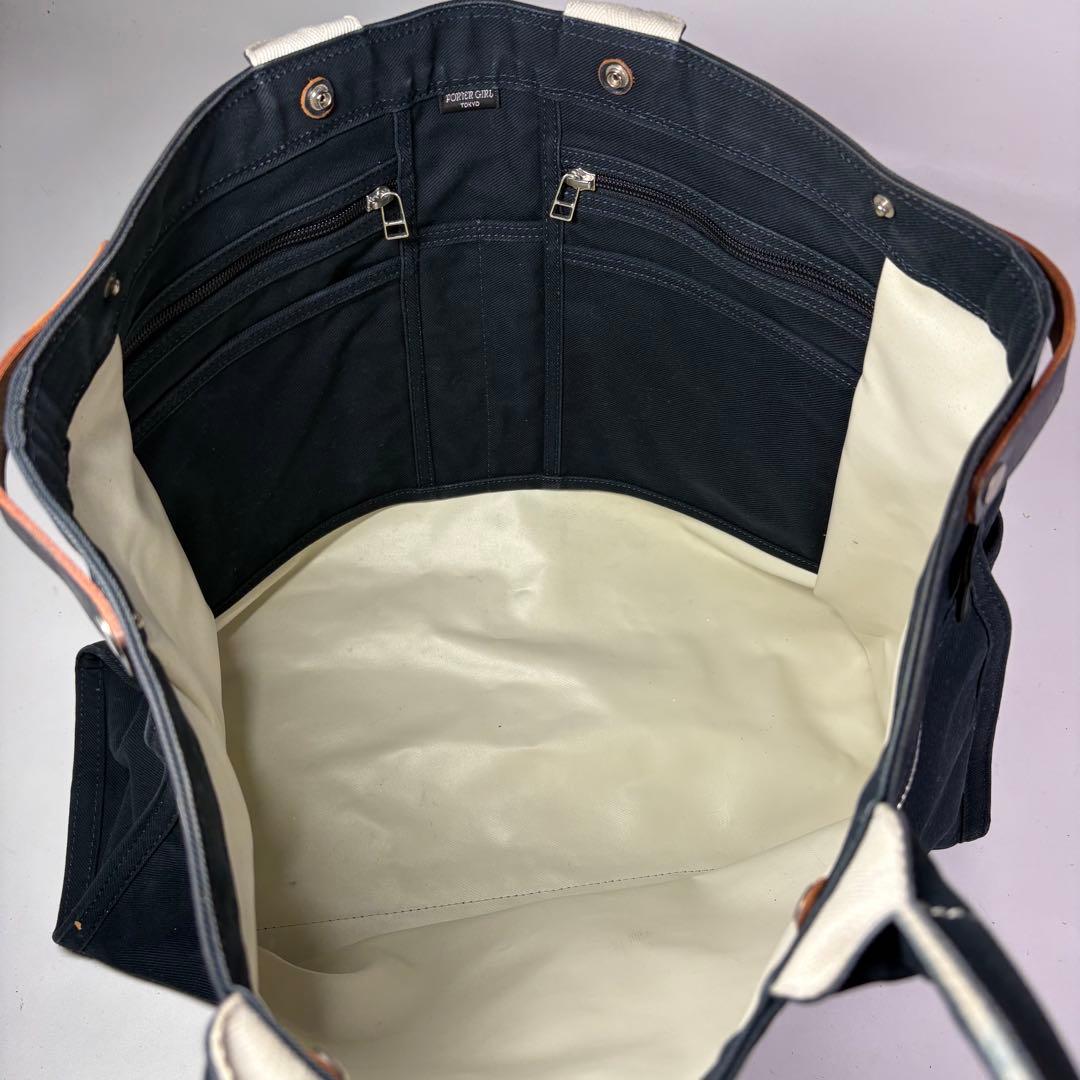 美品 PORTER ポーター トートバッグ ネイキッド キャンバス B4 L