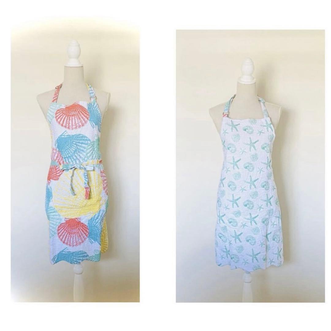 C&F  新品　未使用　エプロン　ハワイアン　ハワイアンキルト　キルト