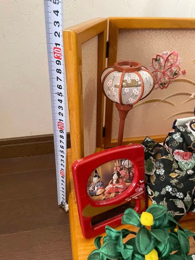 雛人形 ひな人形 紅月作 収納 コンパクト 木製本格収納飾り