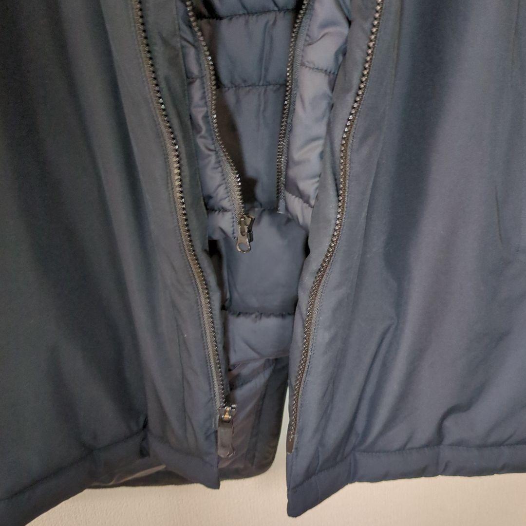 【美品】Nike ブラック黒 セミロングベンチコートXL