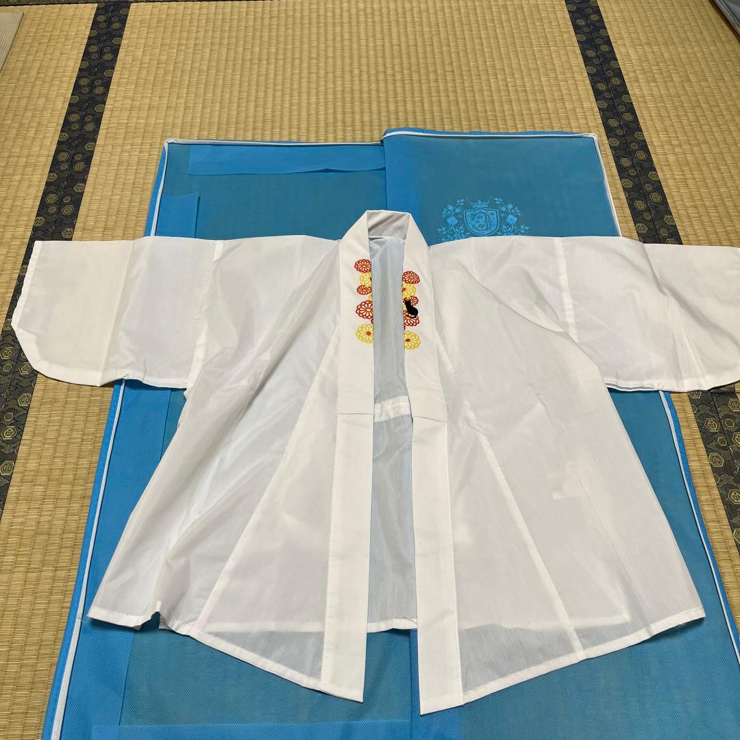 おうちで着付け簡単袴セット、150、髪飾り付き、卒業式