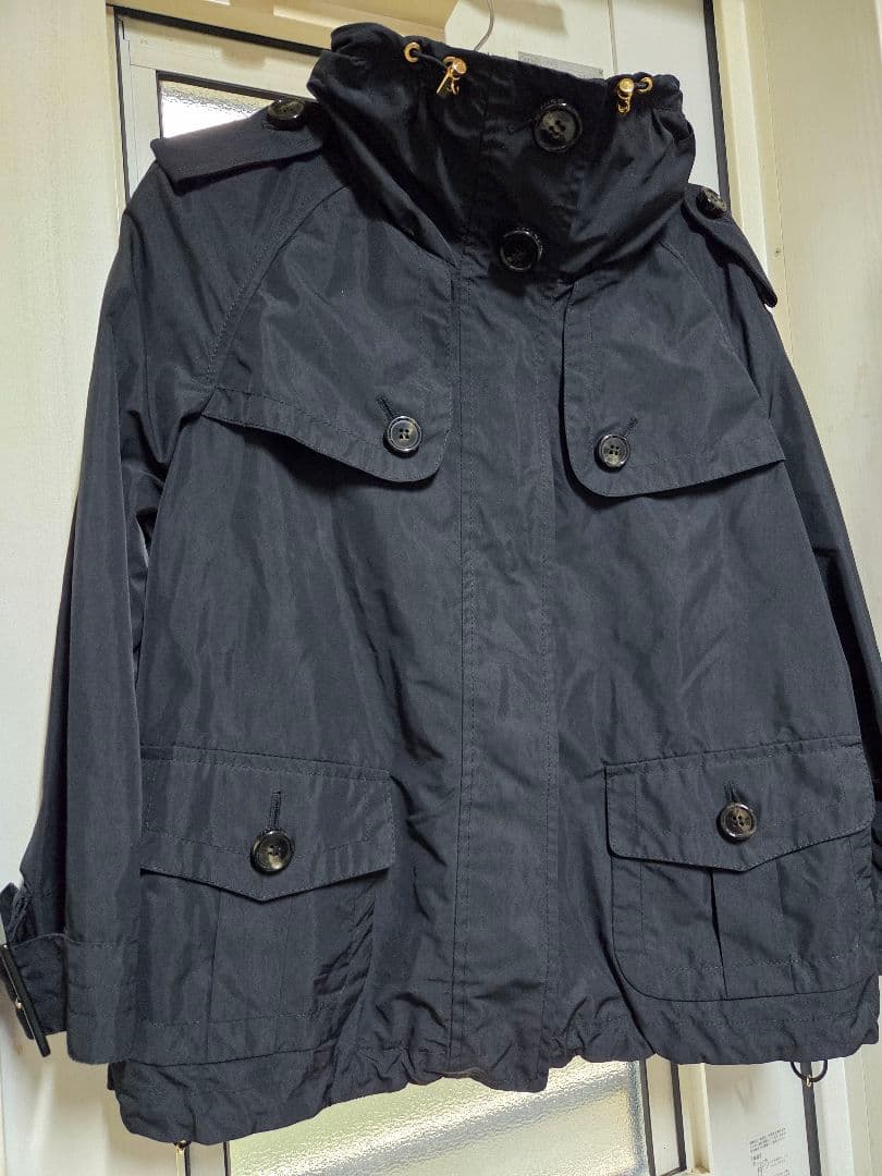 MONCLER 　DAMEショートブルゾン　ブラック