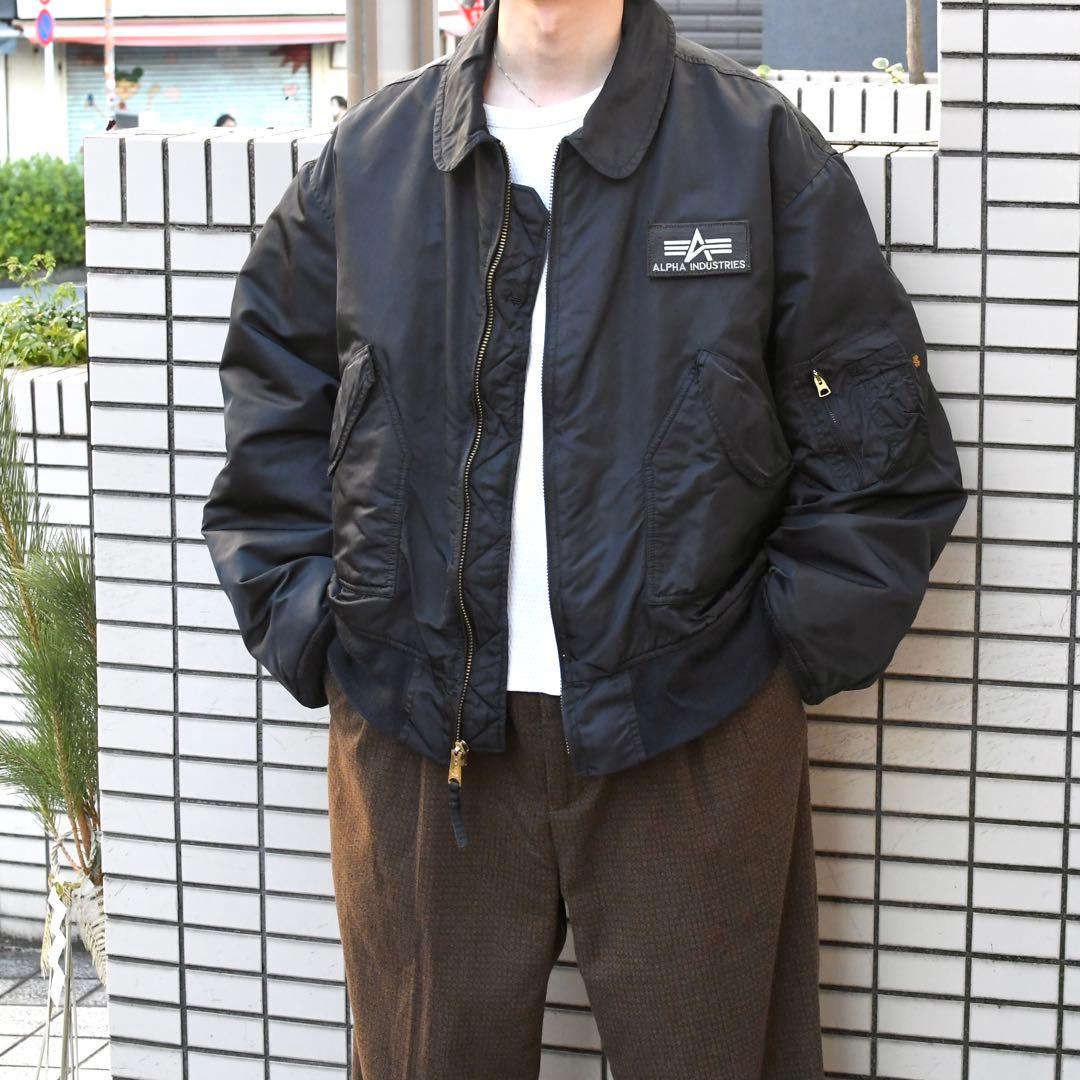 古着 Alpha CWU-45/P フライトジャケット 4XL シルエット◎