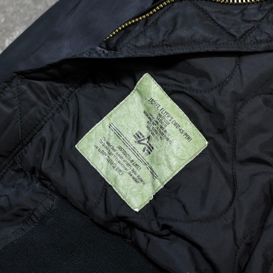 古着 Alpha CWU-45/P フライトジャケット 4XL シルエット◎