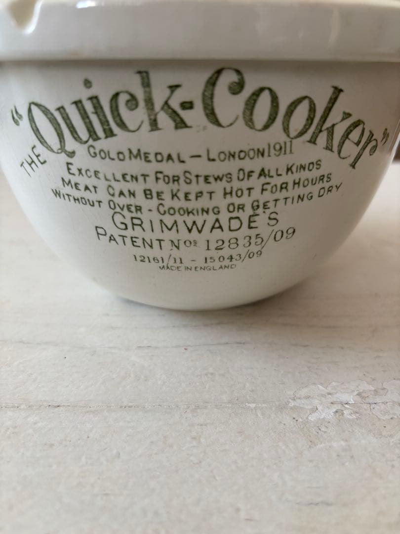 アンティーク　クイッククッカー　QUICK-COOKER