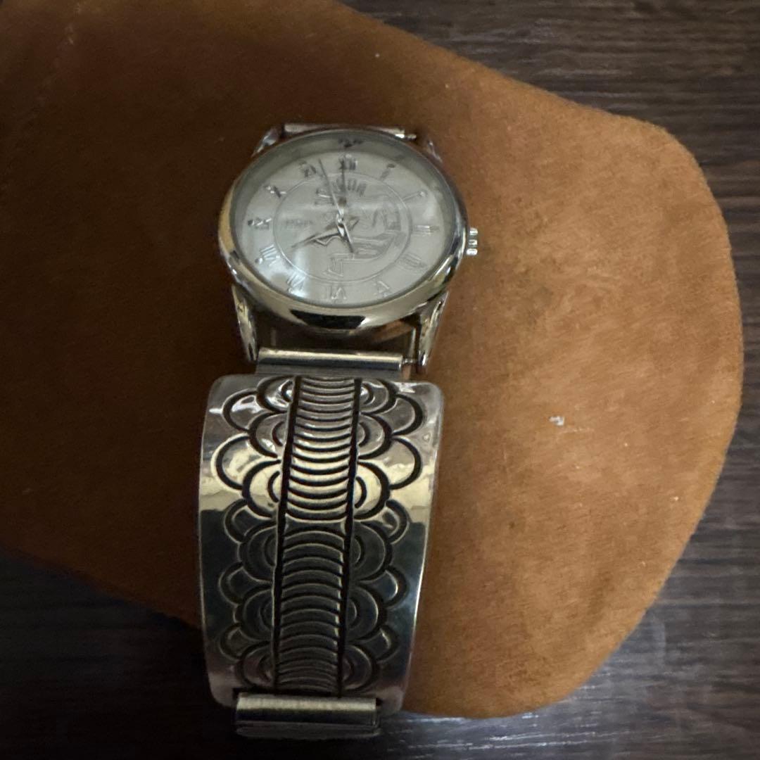 ブルースモーガン　腕時計　ナバホ インディアンジュエリー