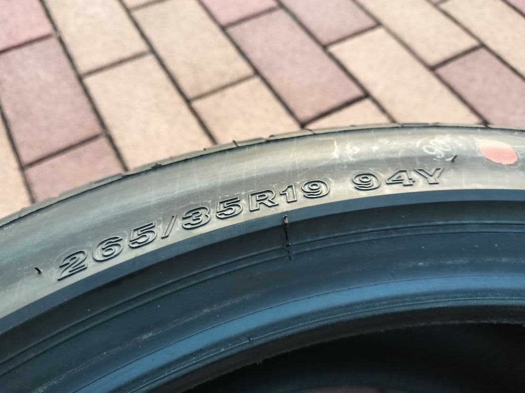 た*く様 25年製 新車外しタイヤ 235/40R19 265/35R19 各2