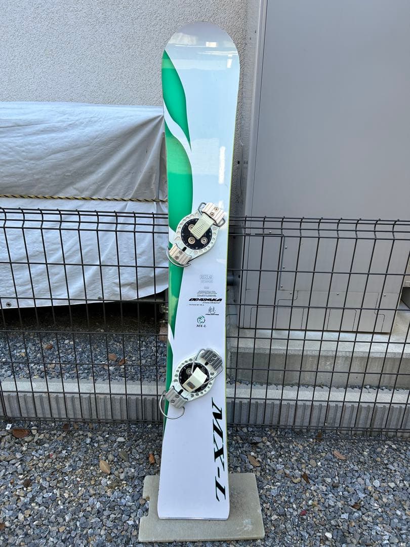 オガサカ　MX-L スノーボード 板 ビンディング付き