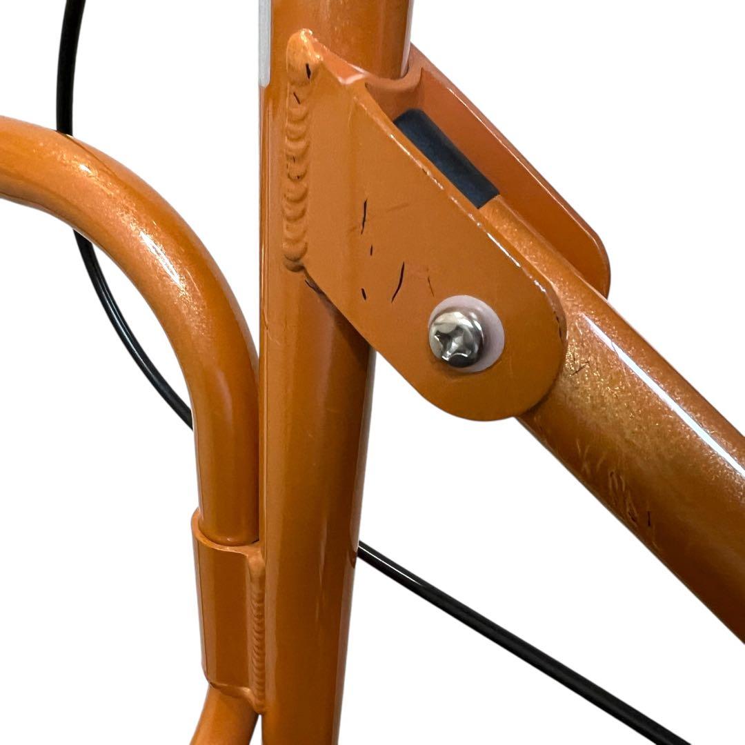 【極美品】歩行器 竹虎 ハッピー II NB オレンジメタリック