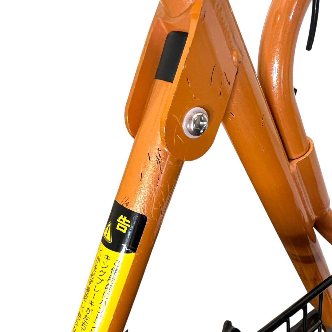 【極美品】歩行器 竹虎 ハッピー II NB オレンジメタリック