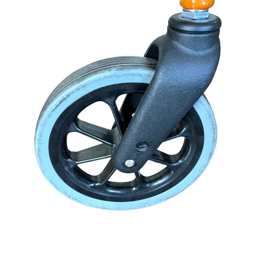 【極美品】歩行器 竹虎 ハッピー II NB オレンジメタリック