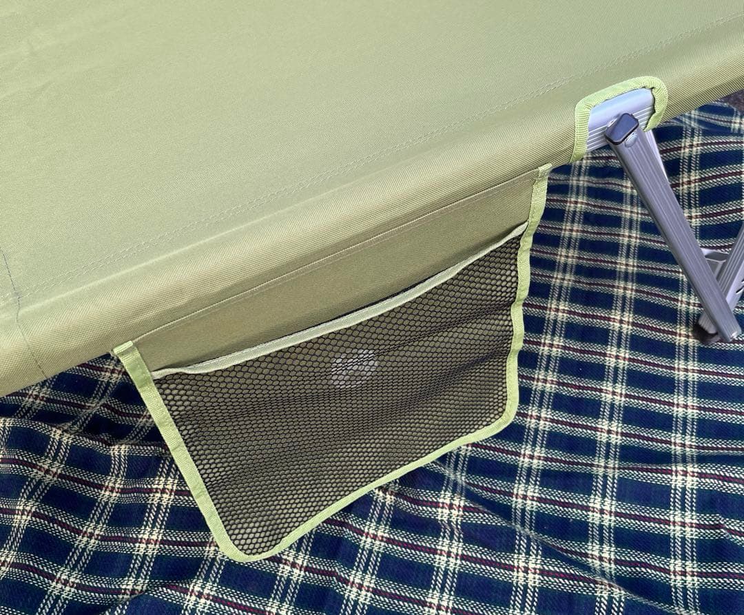 コールマン アルミ パックアウェイコット 【美品】 ワンタッチコット