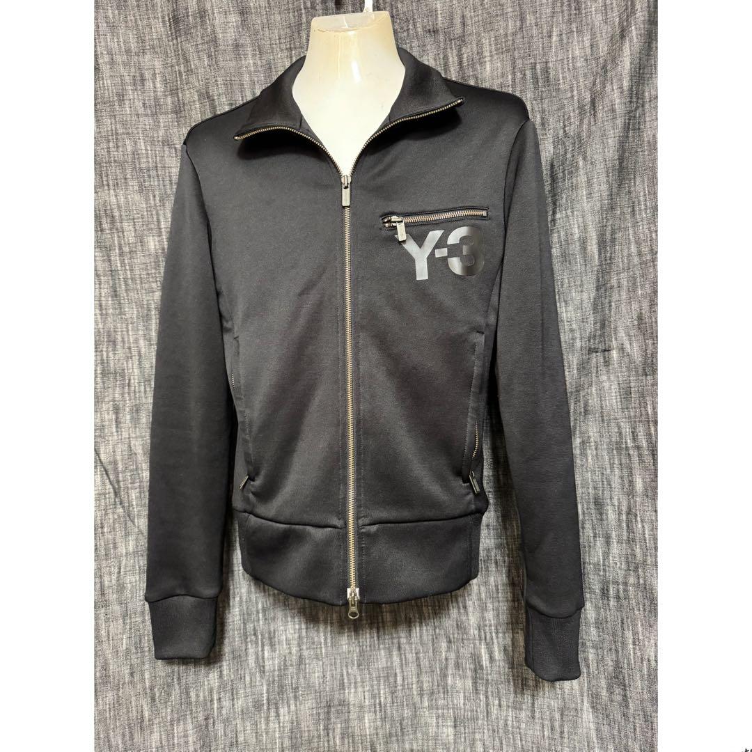 Y-3 クラシックロゴ　トラックジャケット　ジャージブルゾン　ヨウジヤマモト　黒