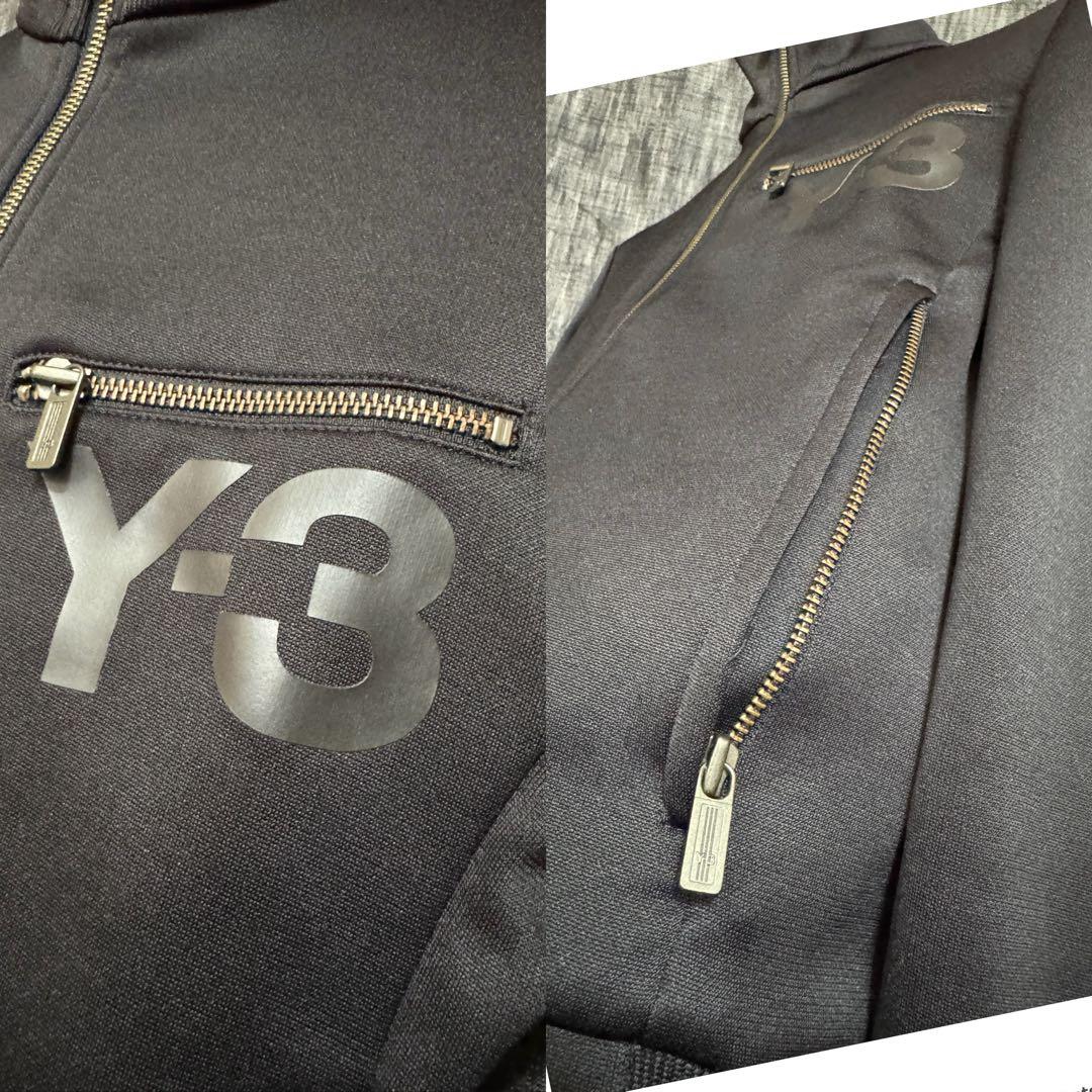 Y-3 クラシックロゴ　トラックジャケット　ジャージブルゾン　ヨウジヤマモト　黒