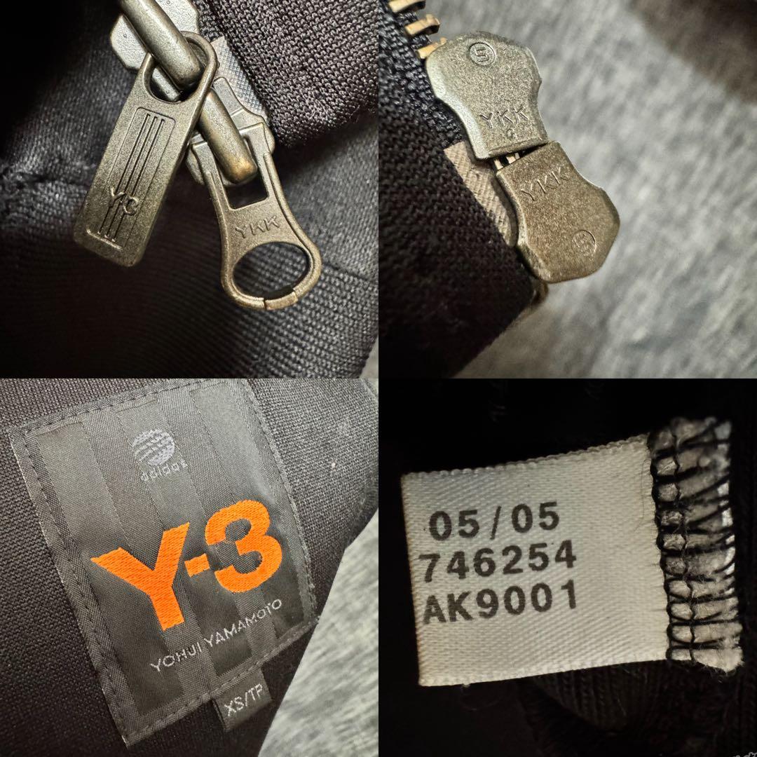 Y-3 クラシックロゴ　トラックジャケット　ジャージブルゾン　ヨウジヤマモト　黒