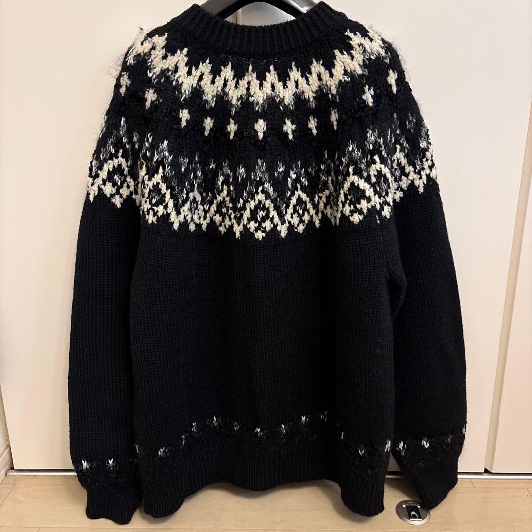 【新品】 coohem コーヘン L ノルディック カーディガン くるみボタン