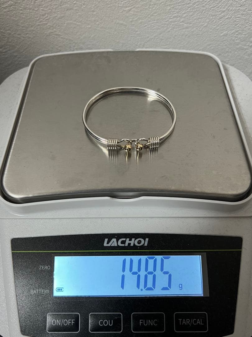 ティファニー TIFFANY ダブルフックアンドアイ バングル コンビ