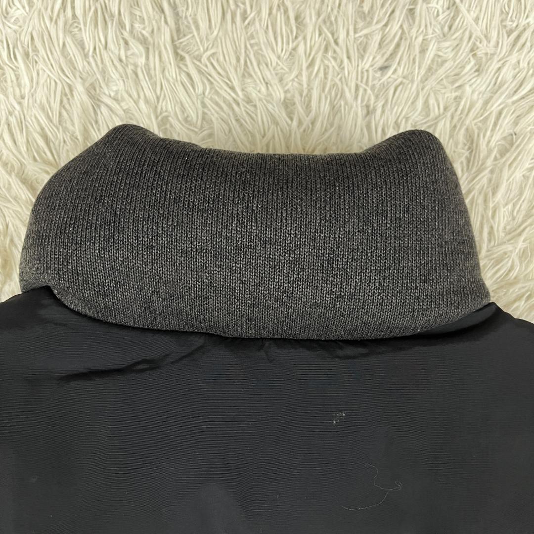 《美品》ザ ノース フェイス ダウンベスト レディース 黒／ダークグレー XL