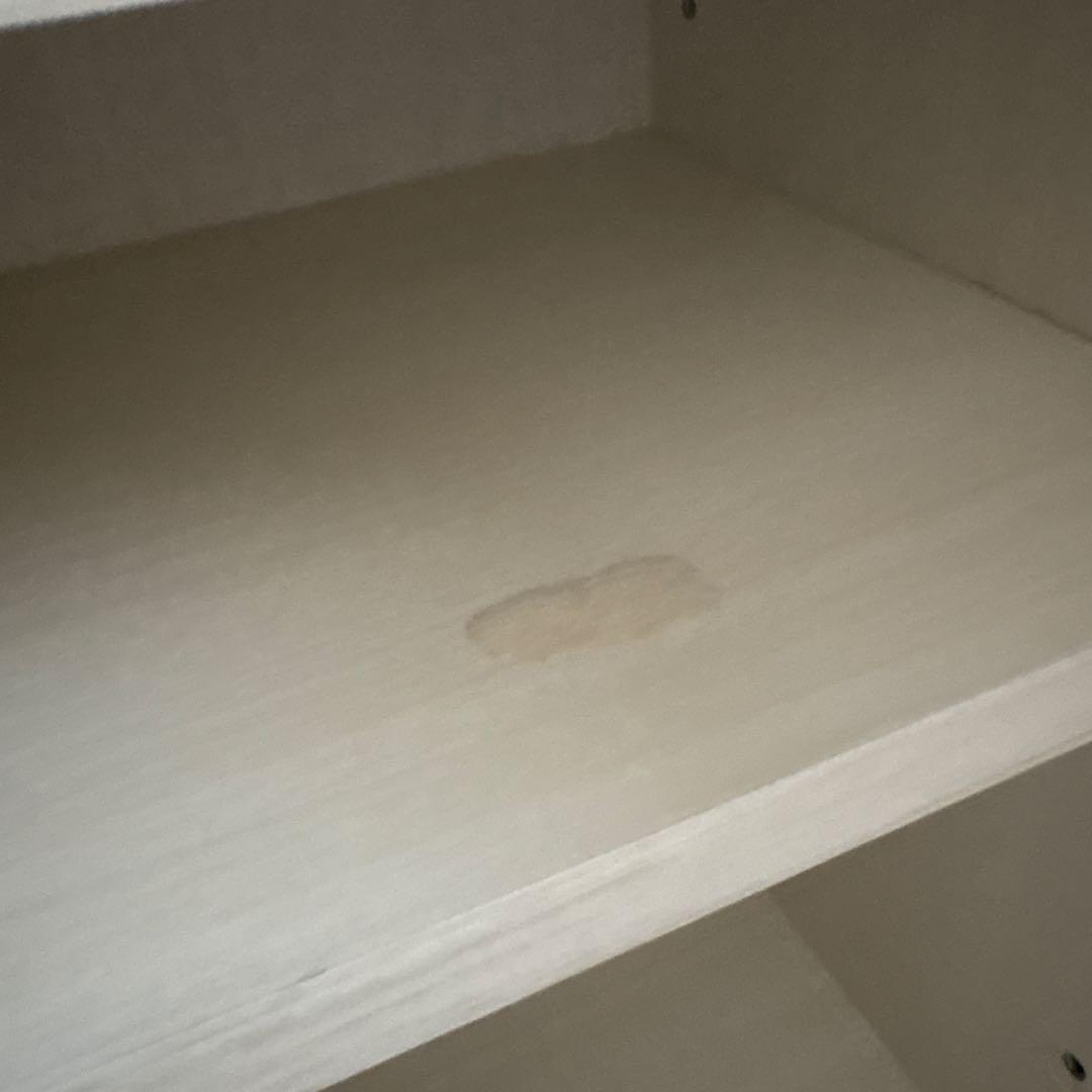 ホワイトリビングボード/サイドボード/幅120/完成品