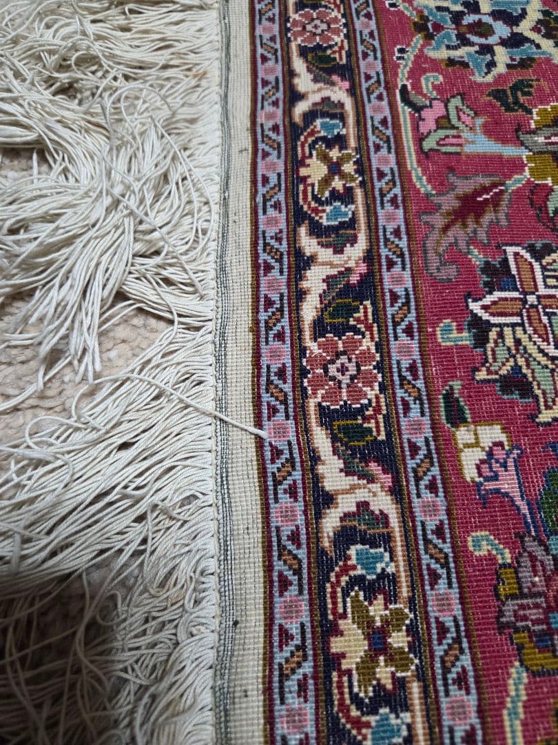 ペルシャ絨毯　手織り