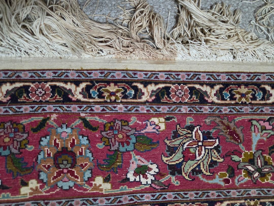 ペルシャ絨毯　手織り