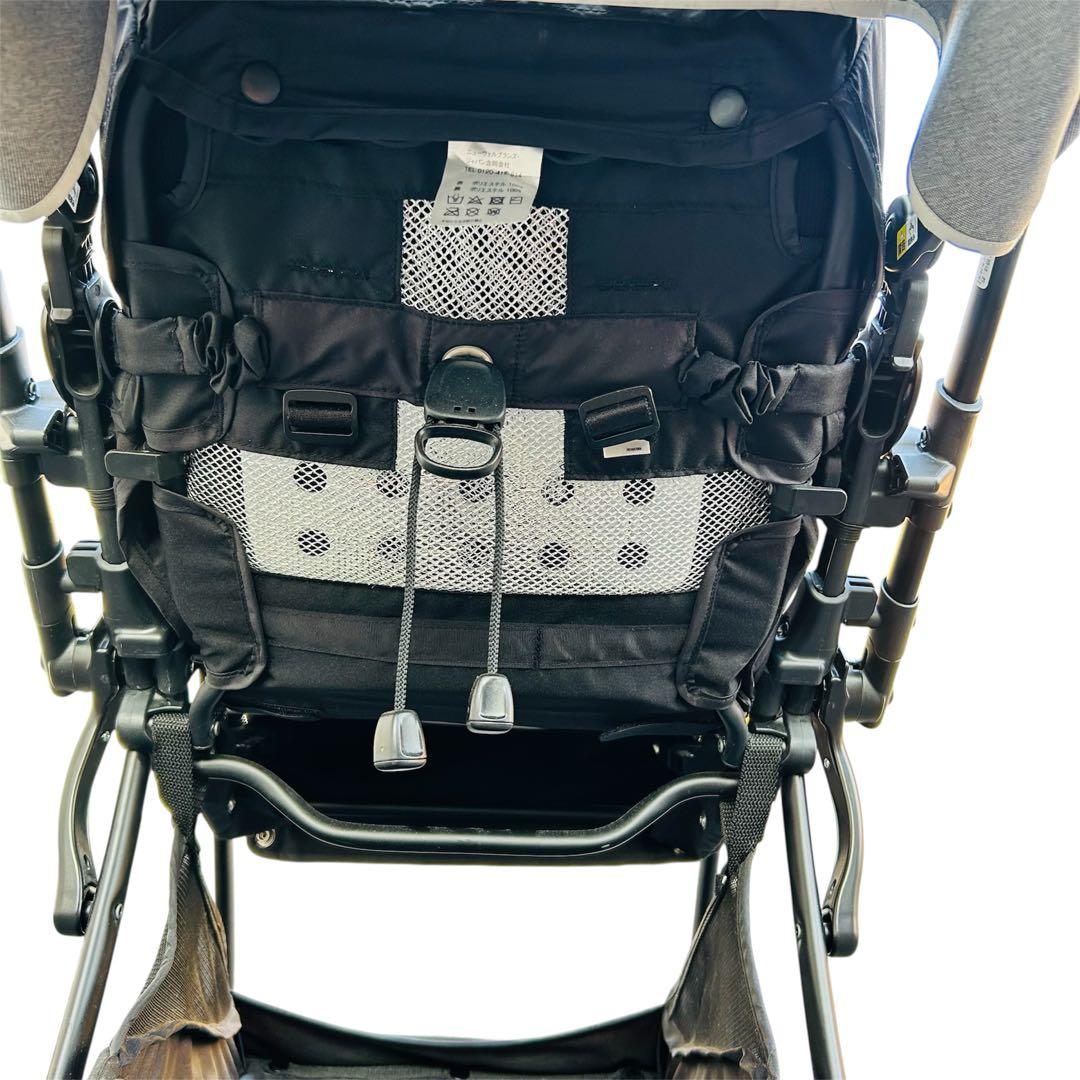 【美品】Aprica ラクーナ ビッテ クッションレザーハンドル A型