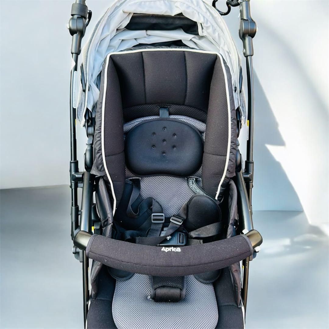 【美品】Aprica ラクーナ ビッテ クッションレザーハンドル A型