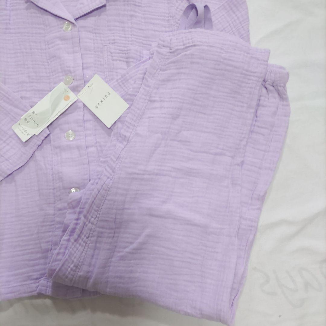 新品　UCHINO　ウチノ　長袖　パジャマ　パープル　レディース　Mサイズ