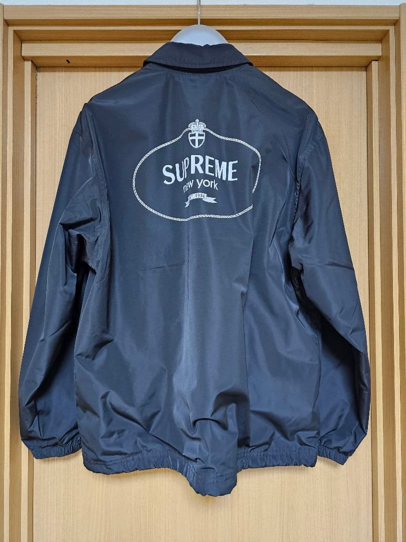 Supreme Crest Coaches Jacket ブラック S