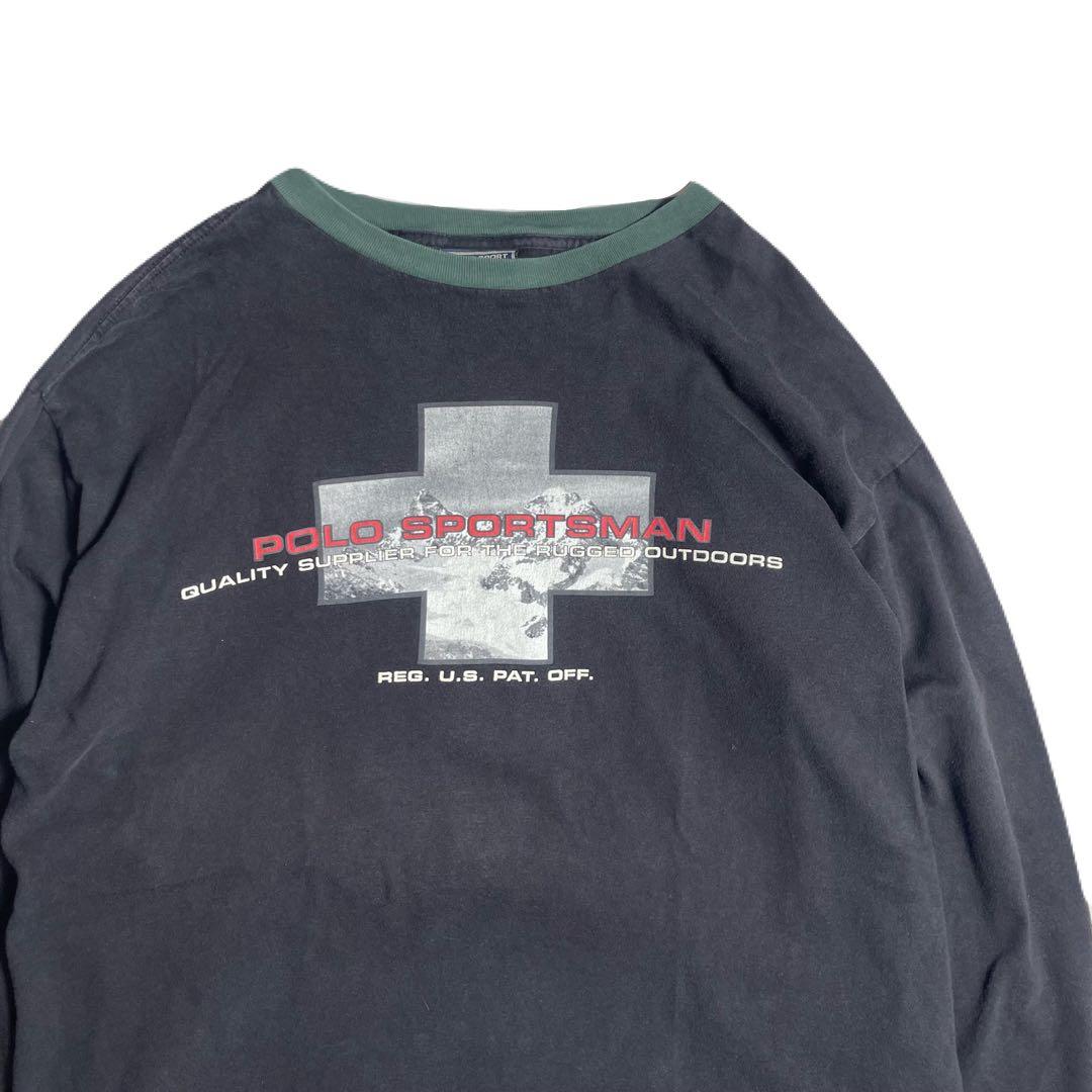 90s 00s USA製 ポロスポーツ ロンティー y2k ヴィンテージ